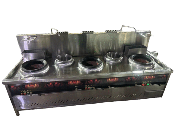 Hi Pressure Chinese Wok with Blower, Size (LXWXH) 80"X30"X32"+14" Thomson & Thomsons