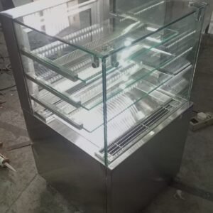 Cold Display Counter with SS Below Size (LXWXH) 24"X24"X50" Base + 3 Shelf