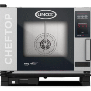 Unox Combi Oven XEVC-0511-EPRM (5 GN 1/1 Trays) 9.3 kW 67mm Tray Spacing Door Opening Type Hinge on the left side MASTER.Touch PLUS with advanced features Up to 256 custom Recipe Over 1,000 CHEFUNOX Pre Set Programs Energy Consumption Approximately 21.7 kWh/day