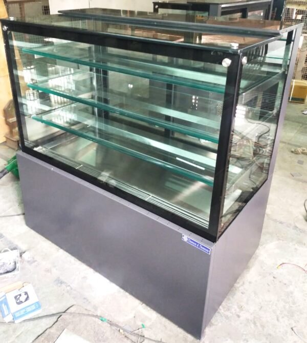 Cold Display Counter with Grey Powdercoated Below (LXWXH) Size 36"X24"X50" Base + 3 Shelf