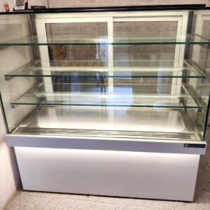 Cold Display Counter with White Powder Coated Below Size (LXWXH) 48"X24"X50" Base + 3 Shelf