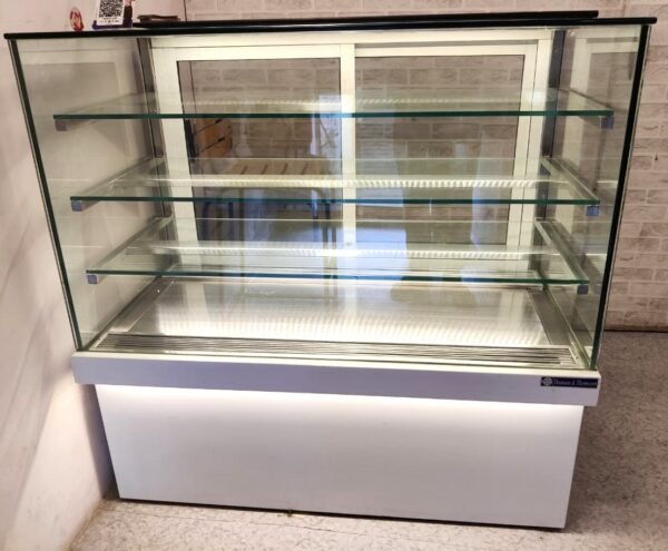 Cold Display Counter with White Powder Coated Below Size (LXWXH) 48"X24"X50" Base + 3 Shelf