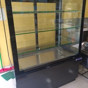 Vacuum Glass Cold Display Counter with Black Powder Coated Below Size (LXWXH) 39"X24"X58"