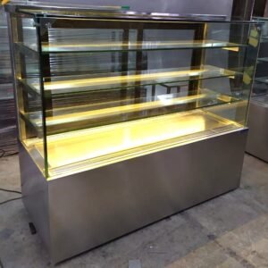 Cold Display Counter with SS Below Size (LXWXH) 60"X24"X50" Base + 3 Shelf