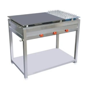 Chapati Plate with Puffer with 1 Under Shelf Gas Operated Size (LXWXH) 30"X24"X34"+6"